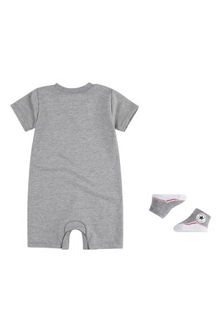 Converse Baby Romper and Bootie Set