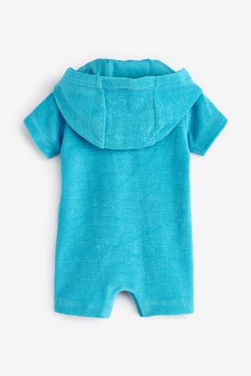 Baker by Ted Baker Blue Toweling Romper