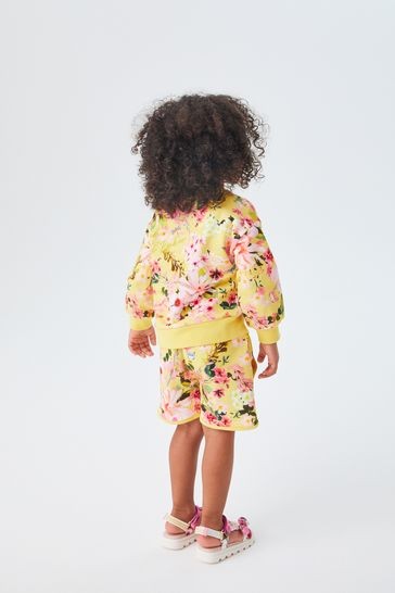 Baker by Ted Baker Floral Sweatshirt and Shorts Set