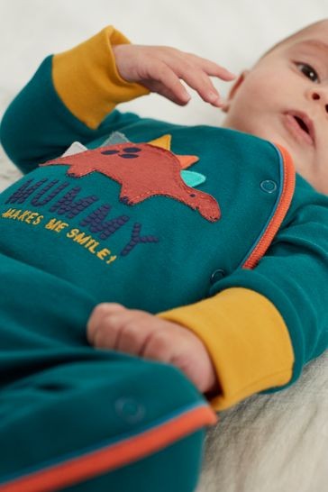 Dinosaur Single Sleepsuit (0-2yrs)