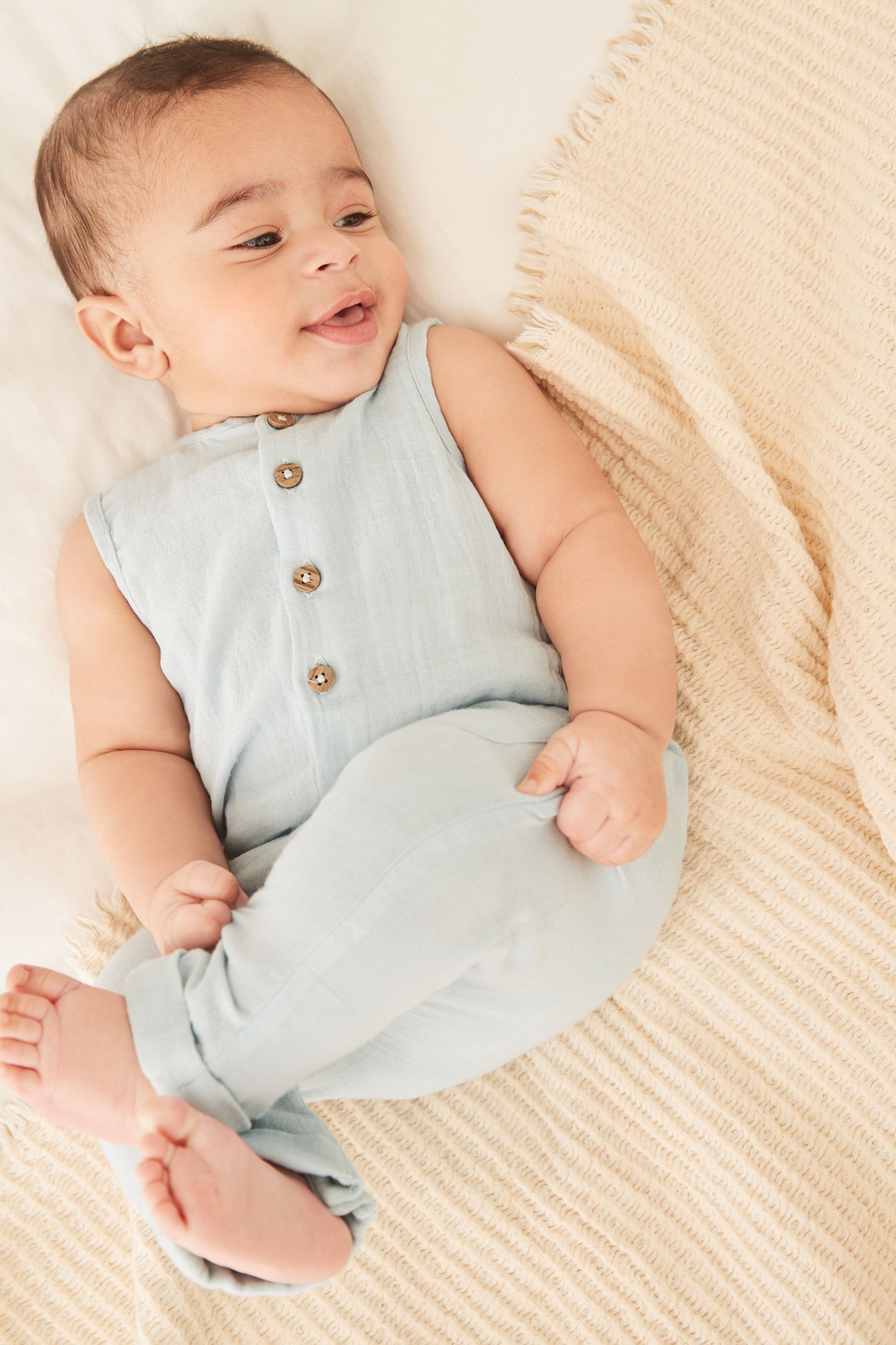 Baby Crinkle Romper (0mths-2yrs)