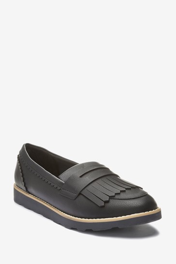 School Tassel Loafers Narrow Fit (E)