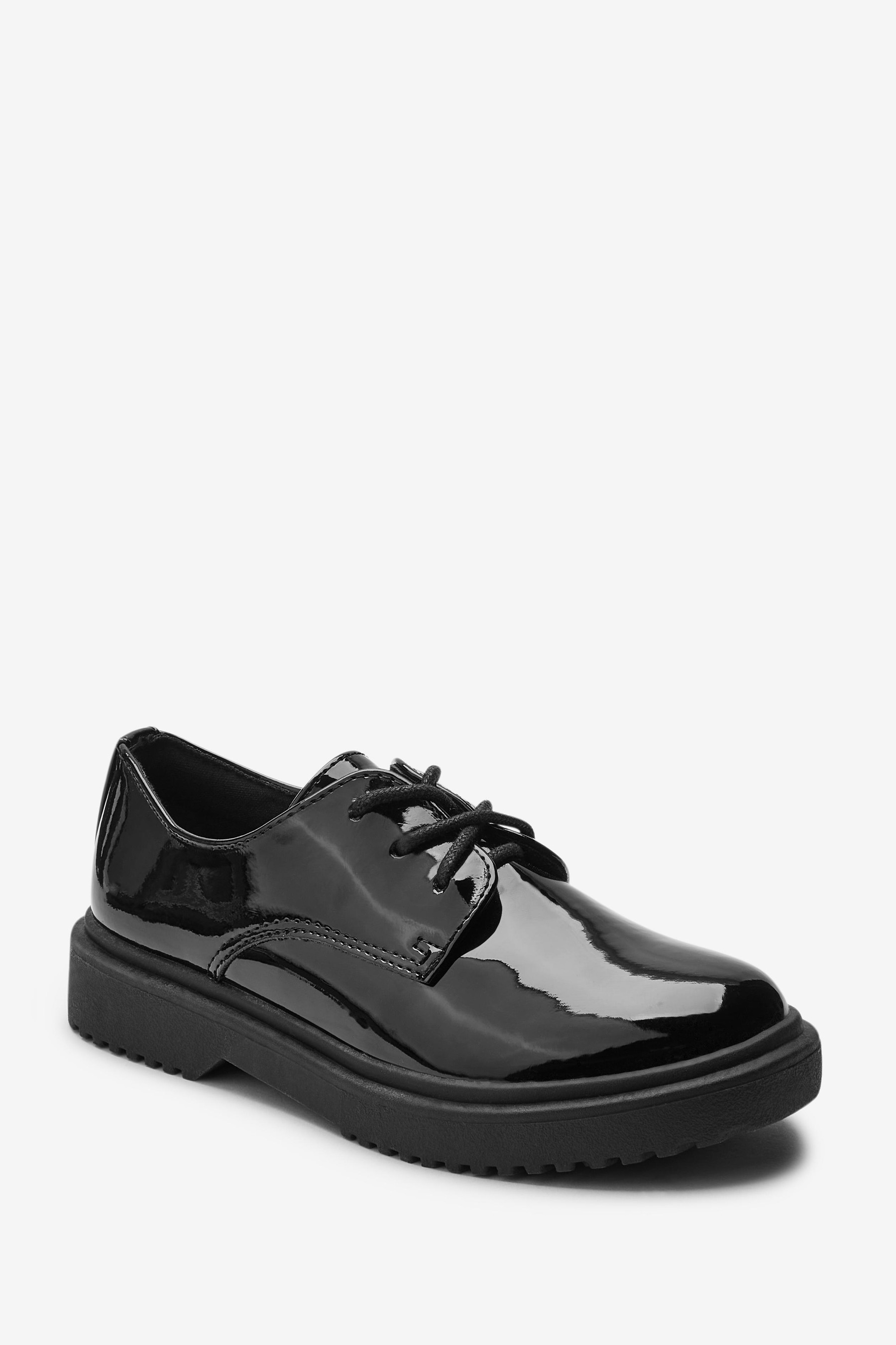 School Chunky Lace-Up Shoes Standard Fit (F)