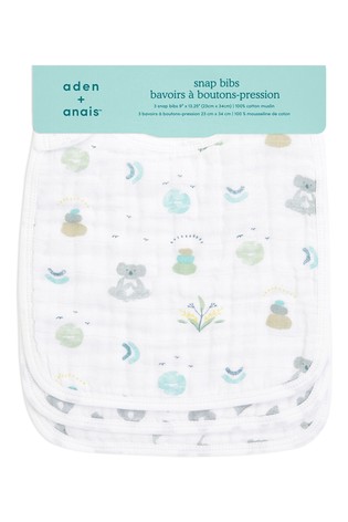 Aden + Anais White Cotton Muslin Now + 3 Pack زن سناب صدريات