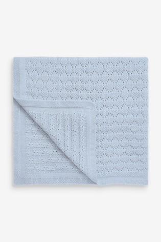 Pointelle Baby Blanket