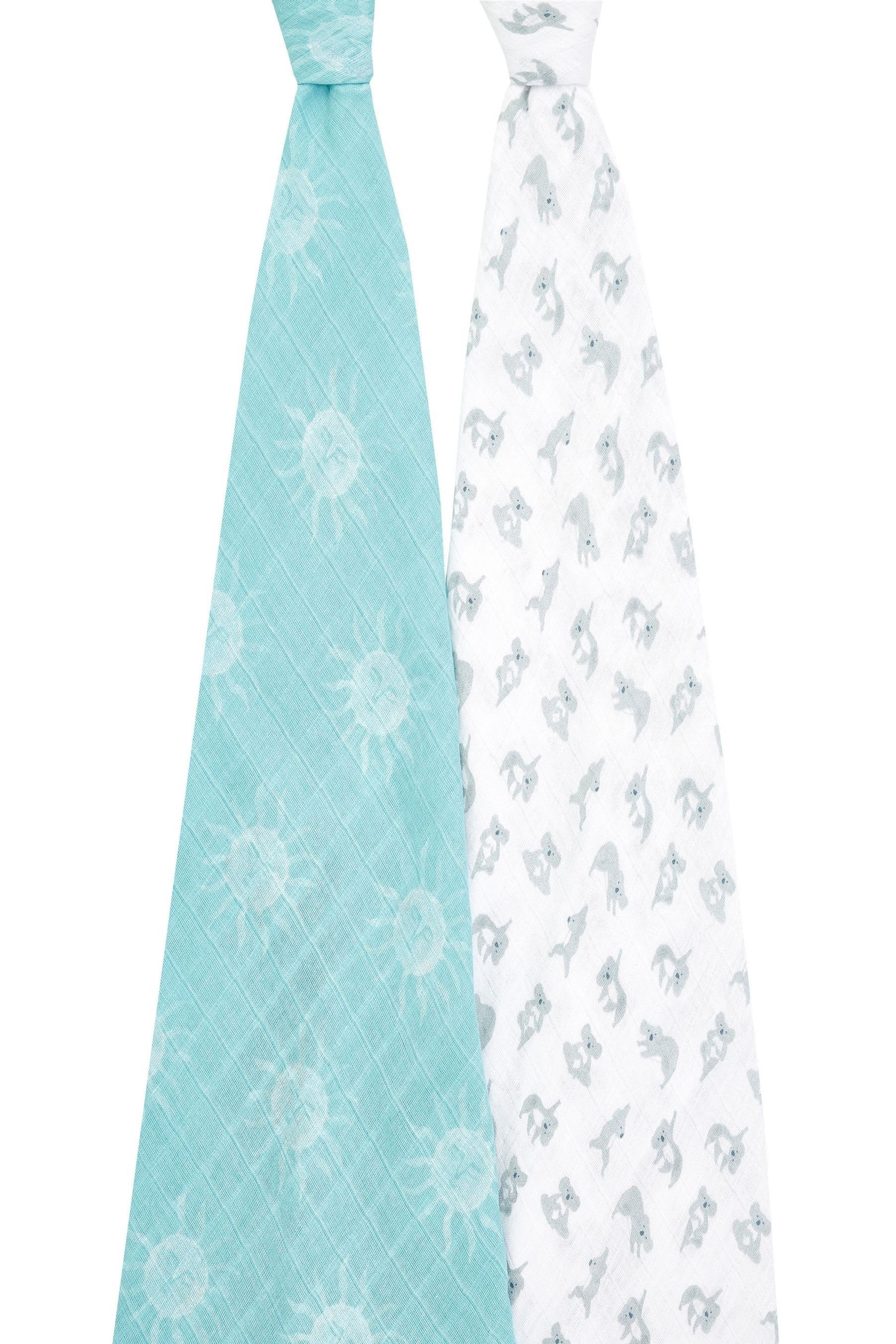 aden + anais Now + Zen Large Cotton Muslin 2 Pack Blankets