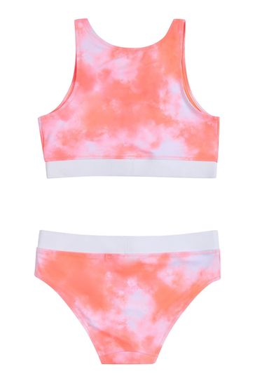 Juicy Couture Orange Tie Dye Swim Set