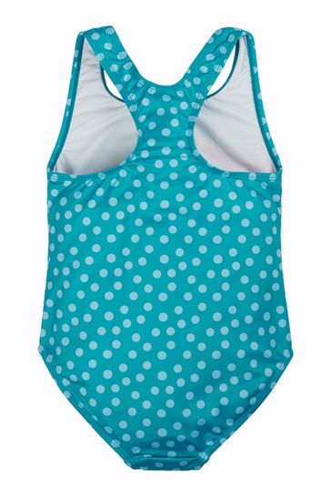 Frugi Blue Mermaid Rainbow UPF 50+ Seaside Swimsuit