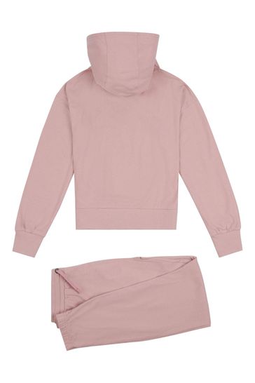 Jack Wills Pink Over The Head Hoodie and Joggers Leisure Set