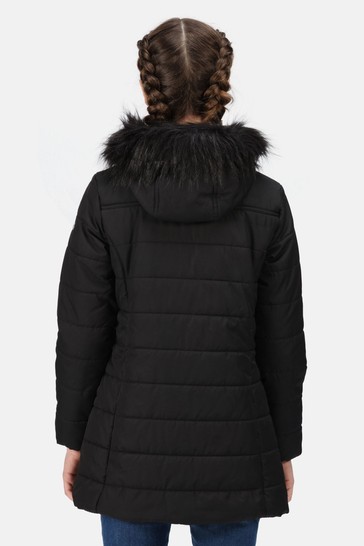 Regatta Fabrizia Insulated Longline Black Jacket