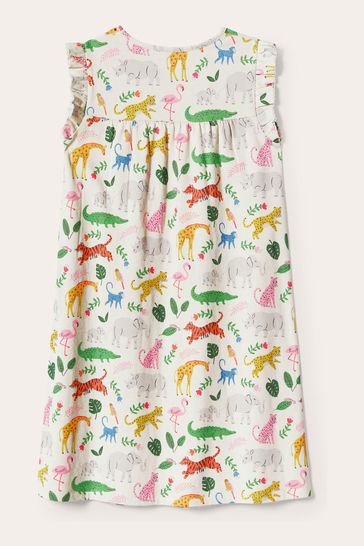 Boden Cream Printed Short-Sleeved Nightie