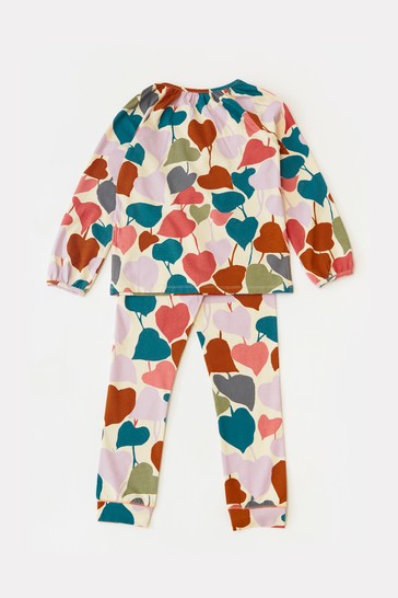 White Stuff Natural Heart Jersey PJ Set