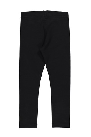 Polarn O. Pyret Black Organic Cotton Leggings