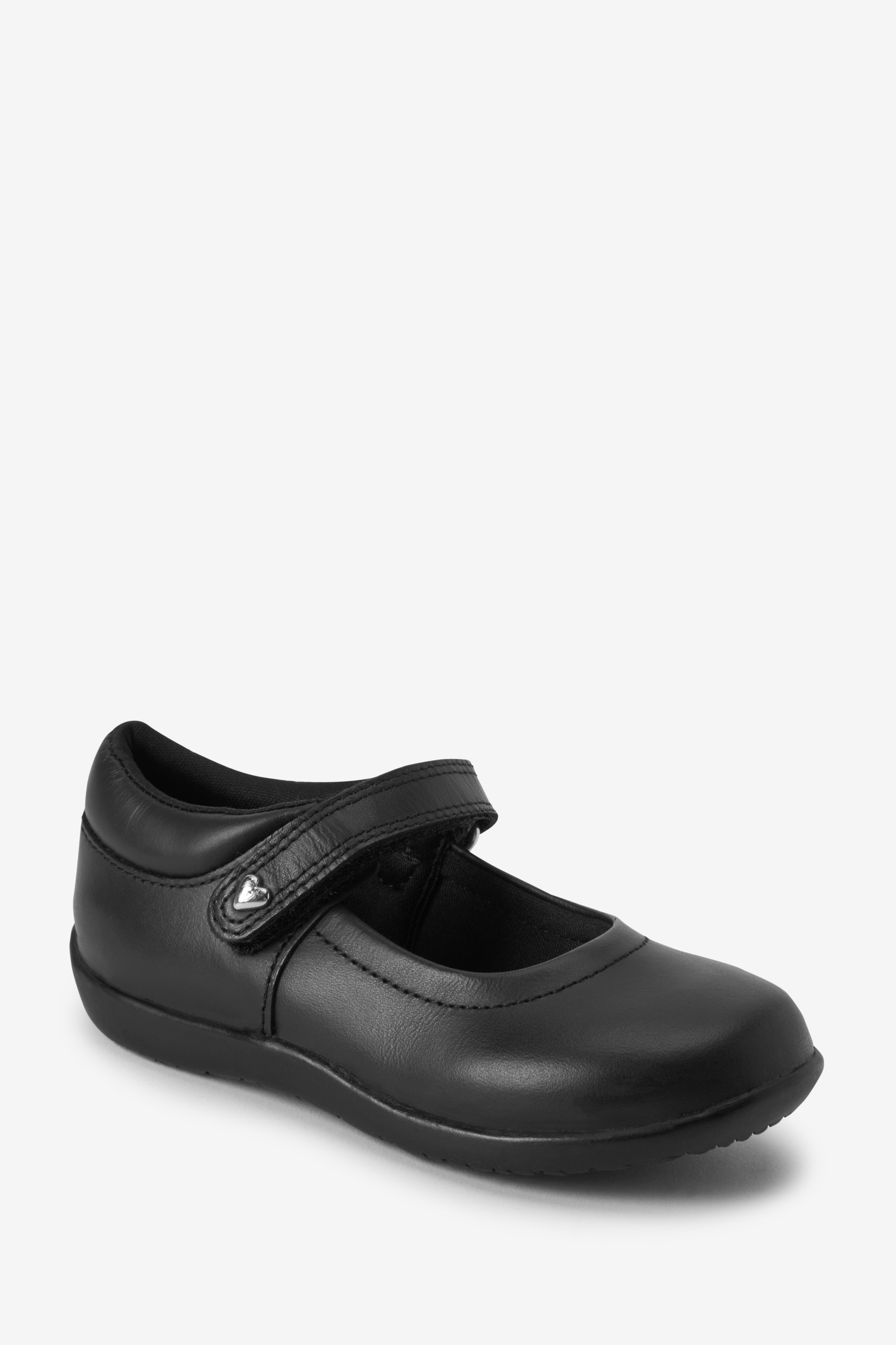 Leather Junior Mary Jane Shoes Standard Fit (F)