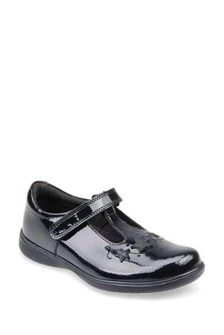 Start-Rite Star Jump Black Patent Leather School Shoes