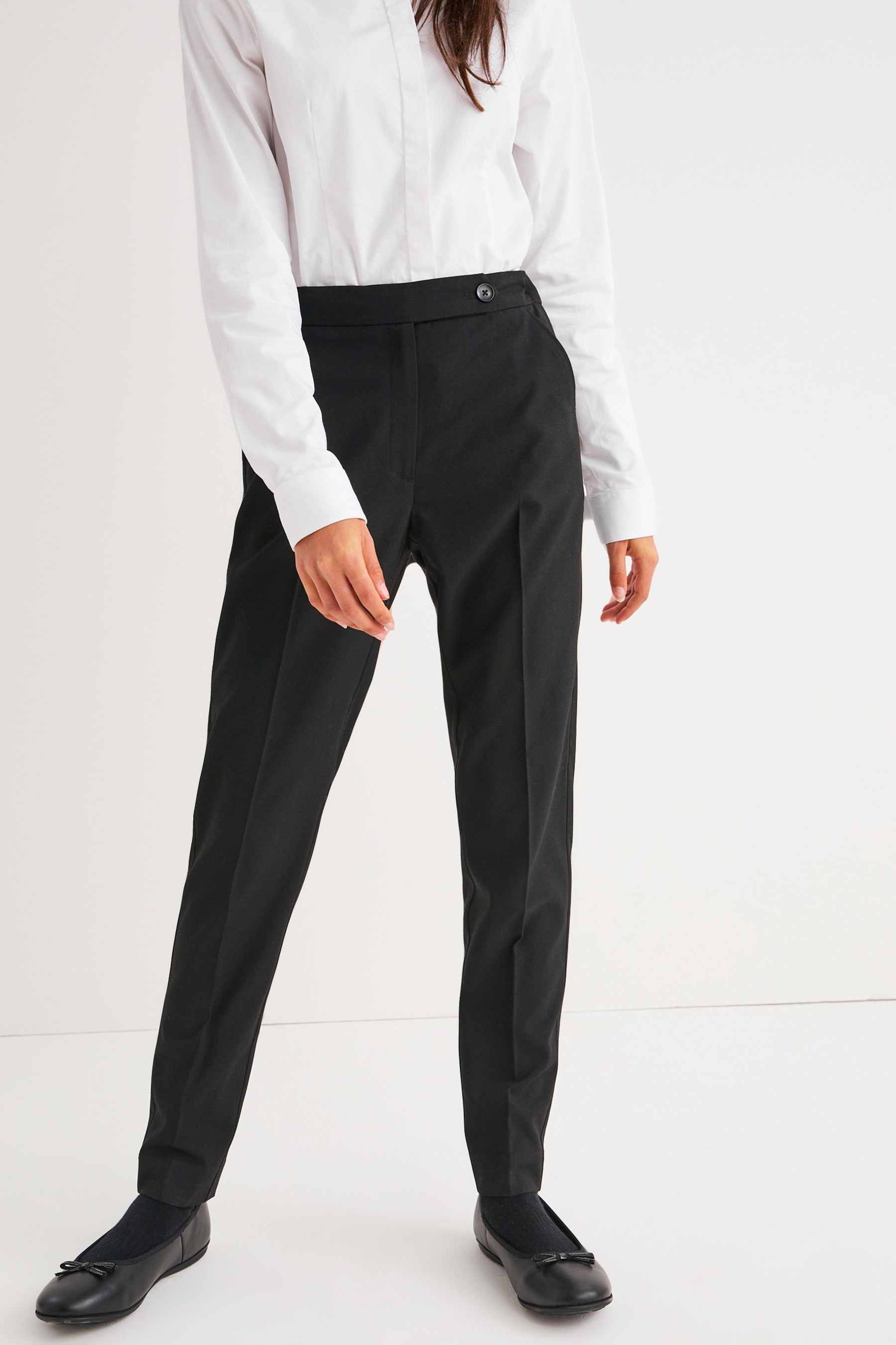 Plain Front School Trousers (3-17yrs)