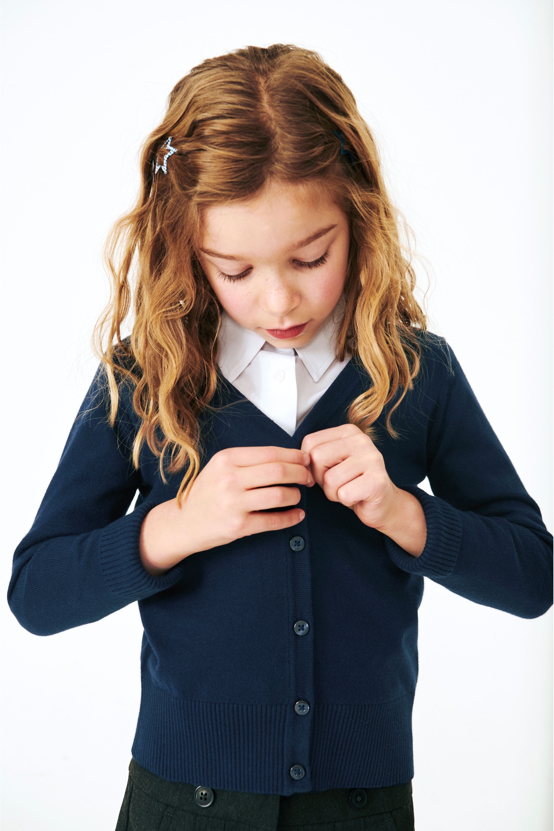 School V-Neck Cardigan (3-16yrs)