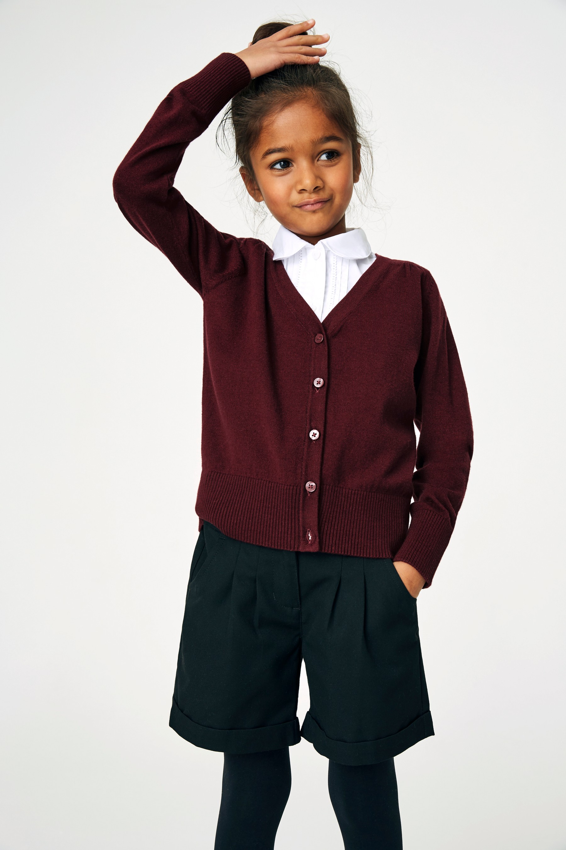 School V-Neck Cardigan (3-16yrs)