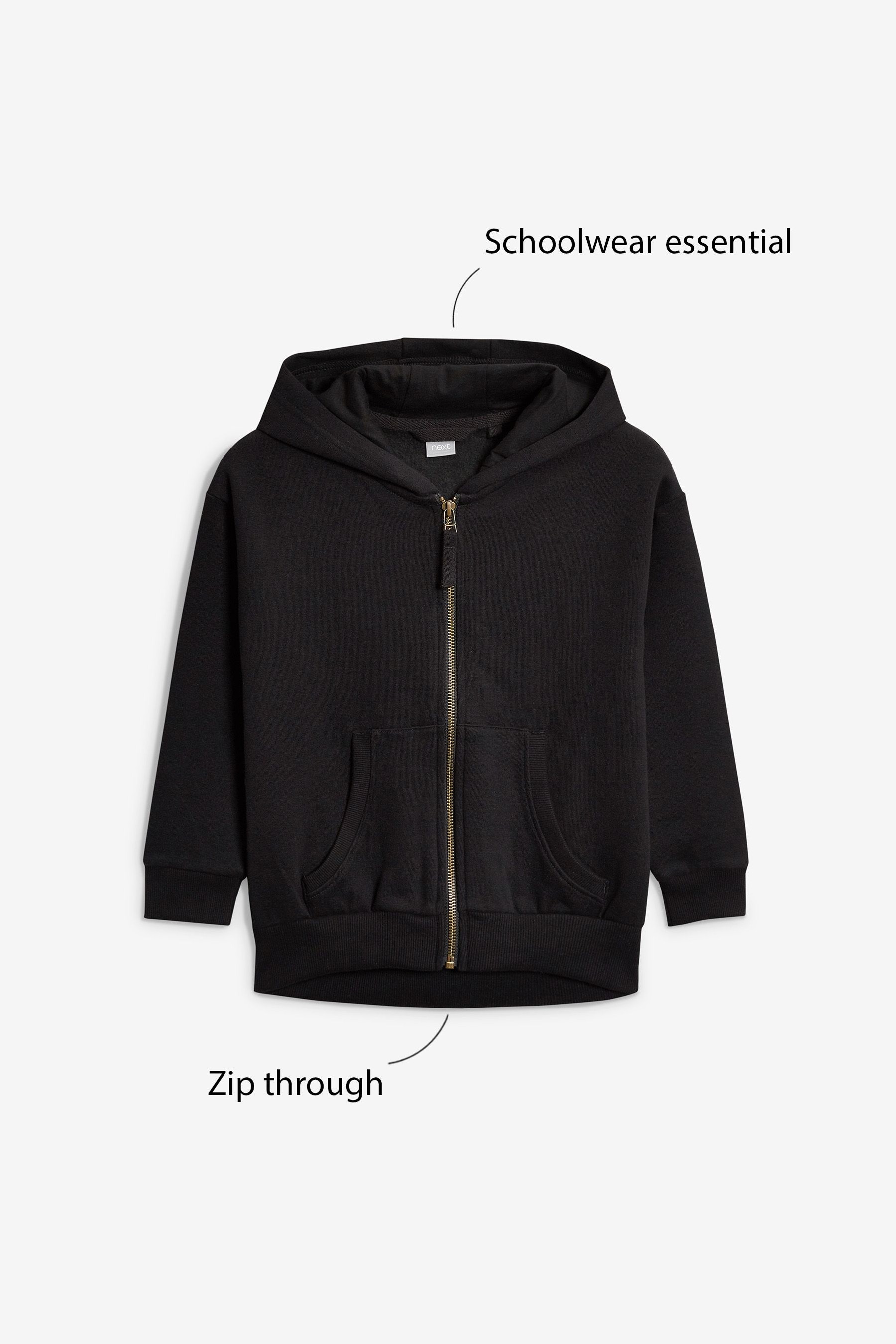 Zip Through Hoodie (3-16yrs)