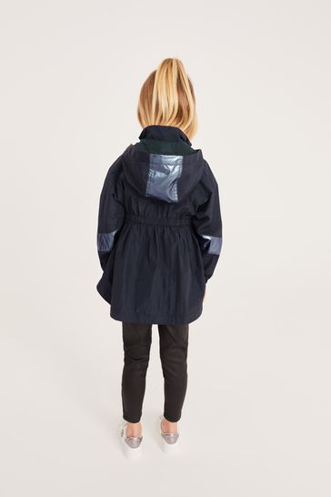 Baker by Ted Baker Navy Rain Mac Jacket