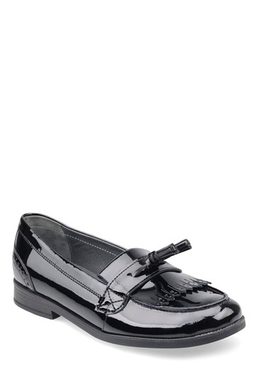 Start-Rite Sketch Black Patent Leather School Shoes Wide Fit