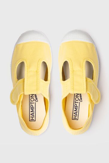 Trotters London Yellow Champ Canvas Shoes