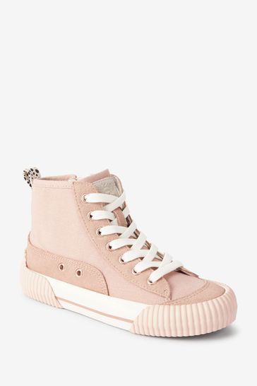 Canvas High Top Trainers