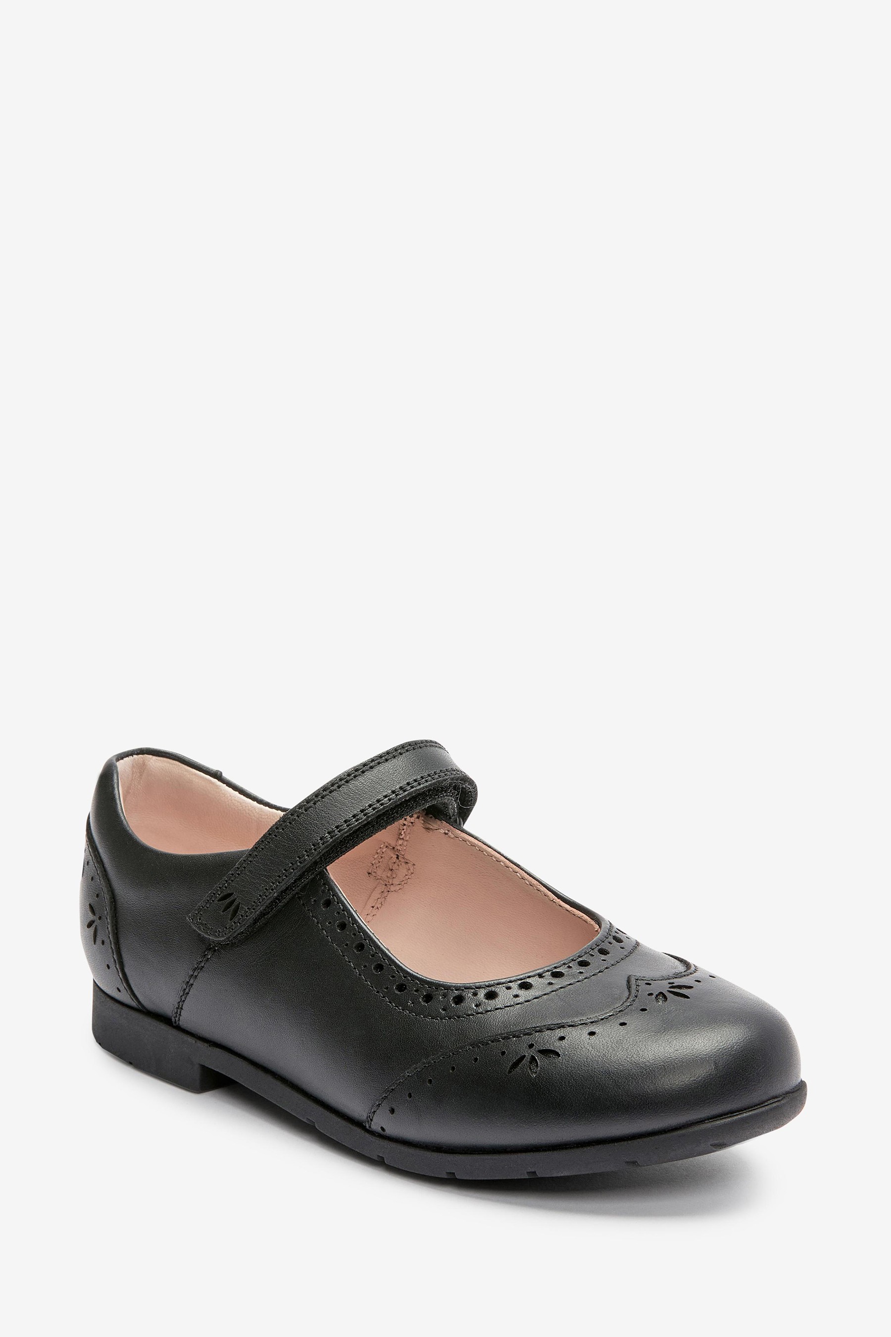 Premium Leather Mary Janes Standard Fit (F)