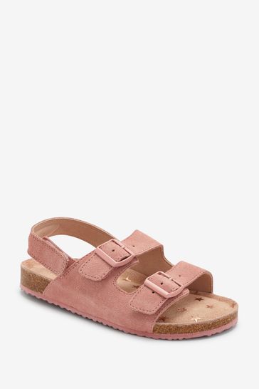 Double Buckle Corkbed Sandals Standard Fit (F)