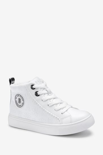 حذاء Baker by Ted Baker White High Top Trainers