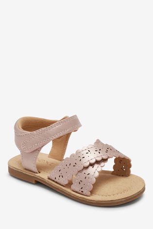 Scallop Sandals Wide Fit (G)