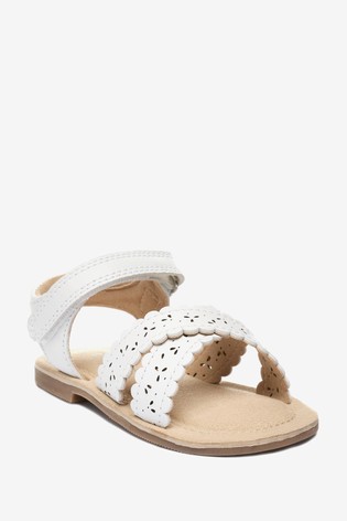 Scallop Sandals Wide Fit (G)