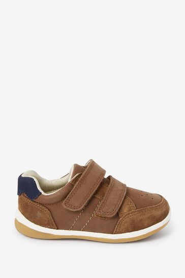 Leather First Walker Shoes Wide Fit (G)