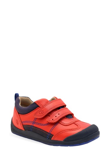 Start-Rite Red Tickle Leather Junior Trainers