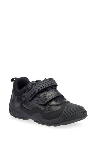 Start-Rite Extreme Pri Black Leather Wide Fit Shoes