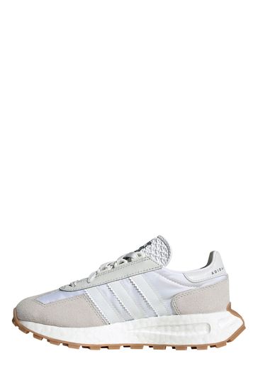 حذاء رياضي أبيض للشباب Retropy من Adidas Originals