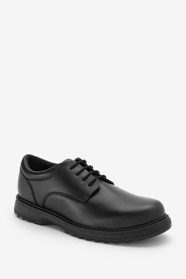 Leather Lace-Up Shoes