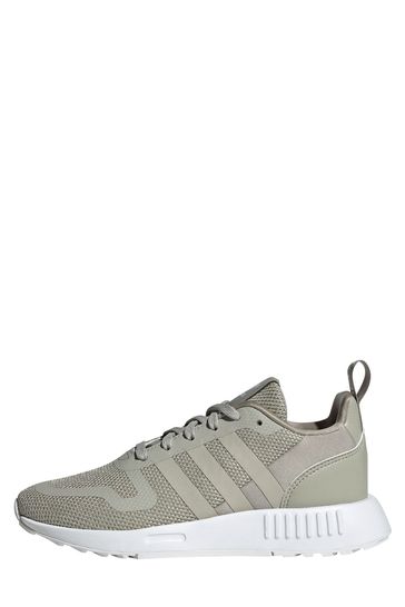 حذاء رياضي دانتيل رمادي Multix Youth من adidas Originals