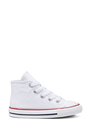 Converse Infant White Chuck High Trainers