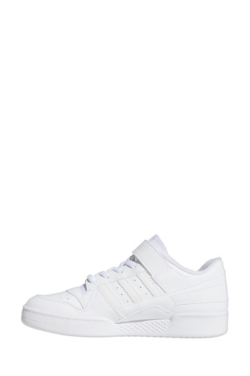 adidas Originals White Forum Junior Trainers