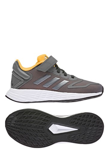 adidas Khaki Green Duramo 10 Youth & Junior Strap Trainers