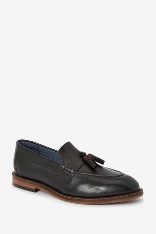 Leather Tassel Loafers