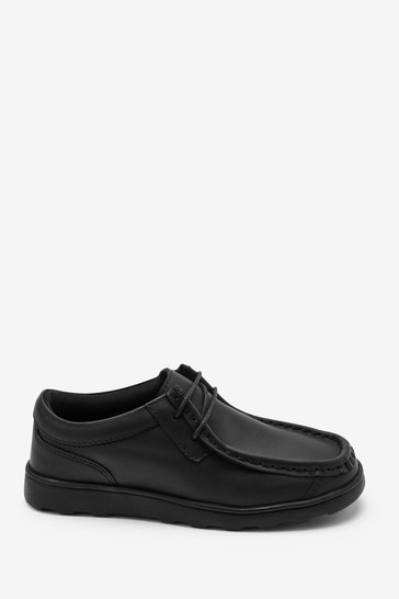 School Leather Lace-Up Shoes