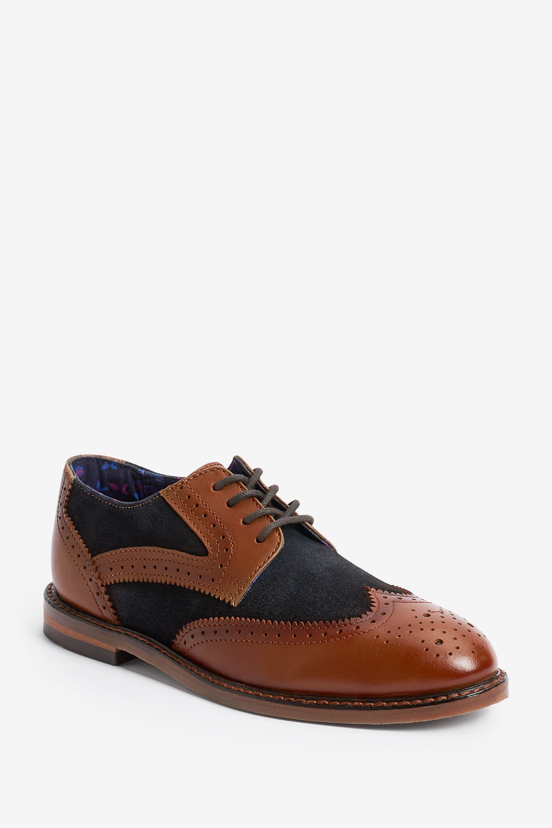 Leather Brogues Standard Fit (F)