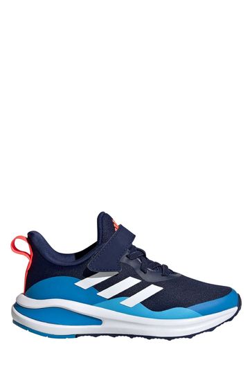 adidas Black FortaRun Youth & Junior Strap Trainers