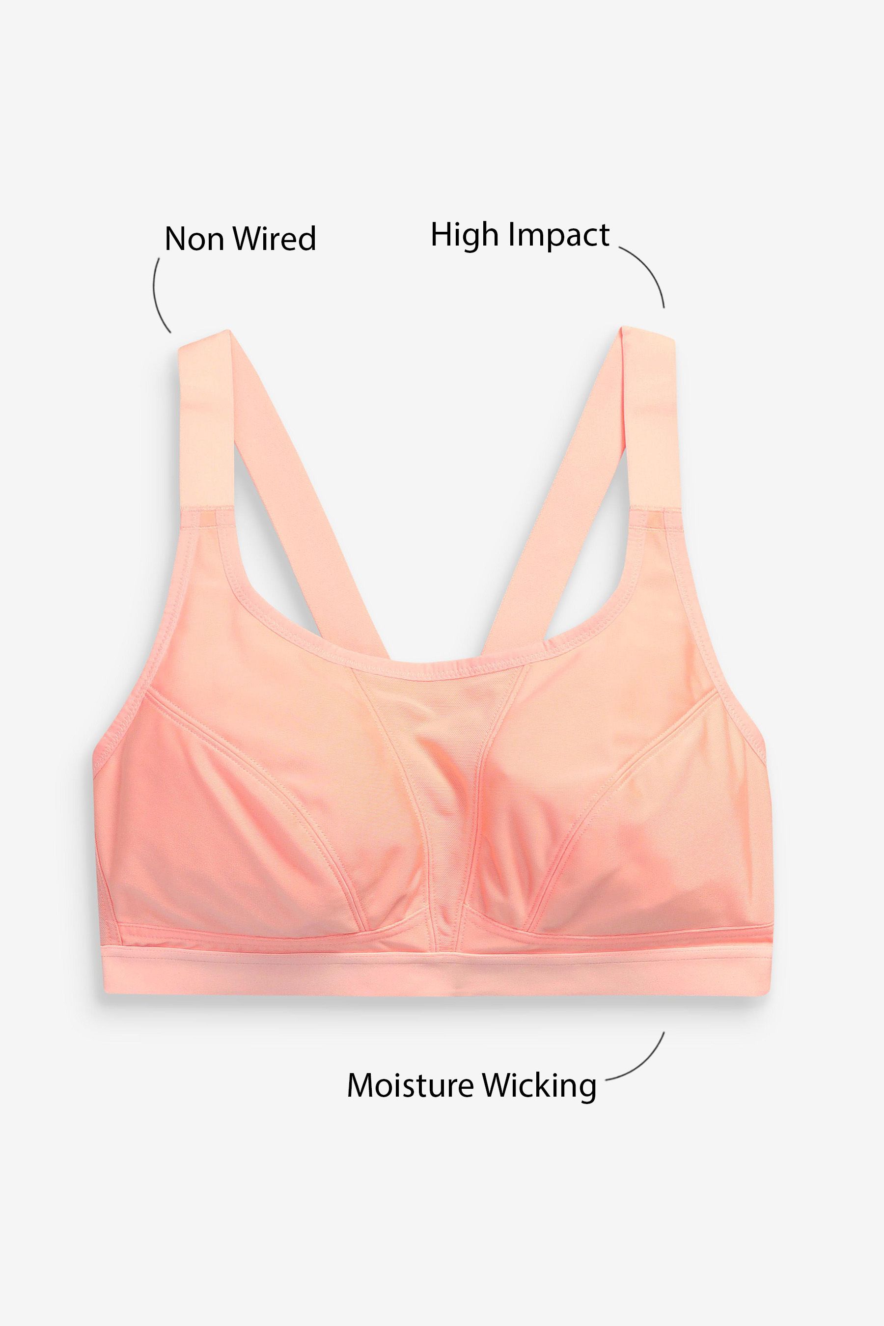 Next Active Sports High Impact Crop Tops 2 Pack