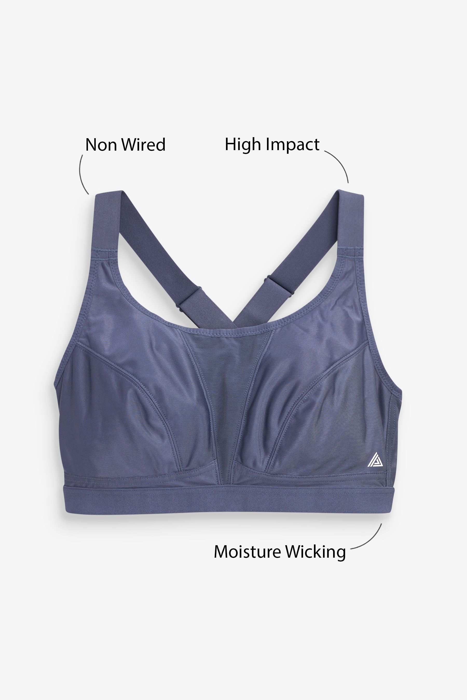 Next Active Sports High Impact Crop Tops 2 Pack