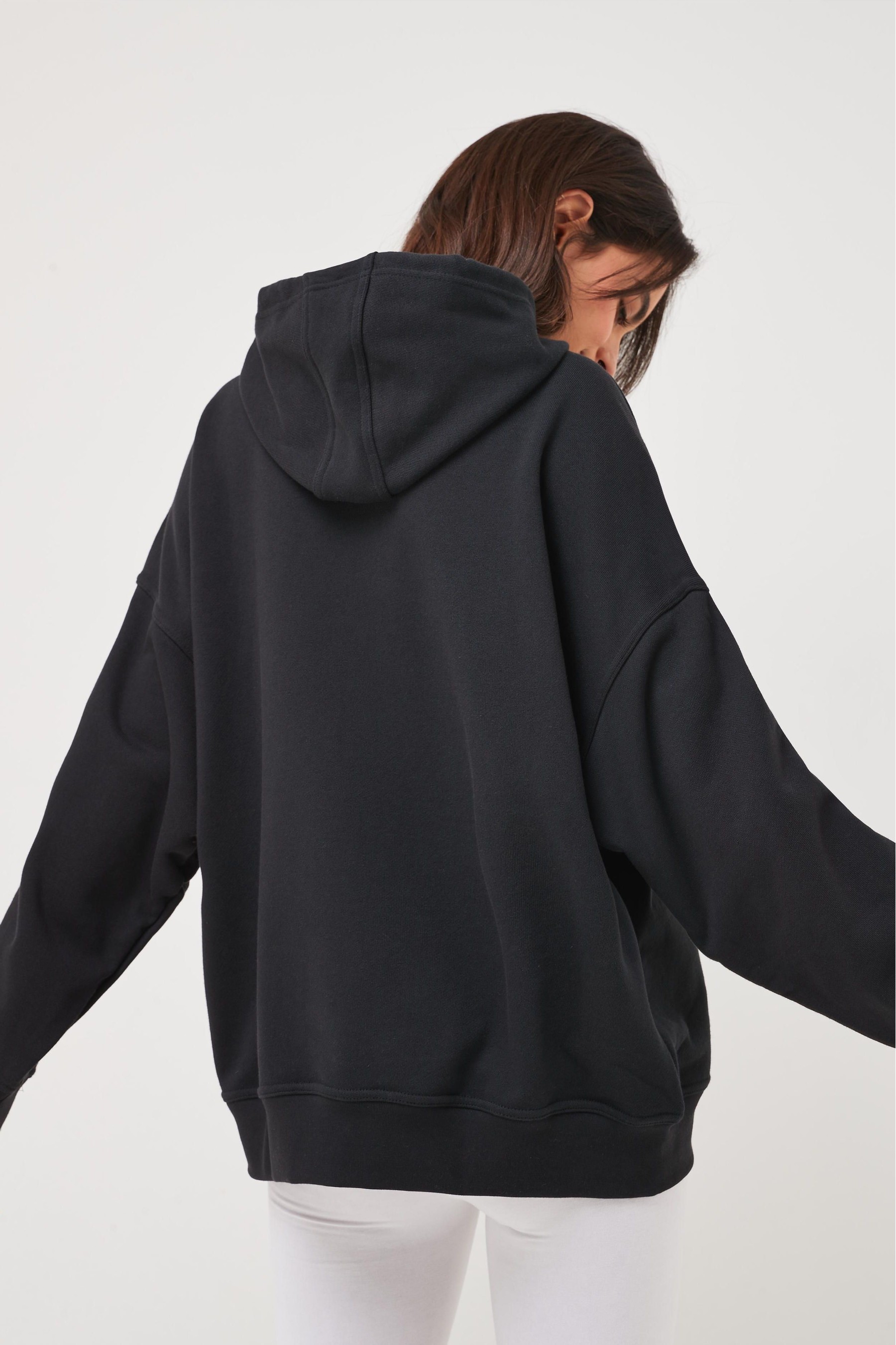 adidas Originals Longline 3 Stripe Hoodie