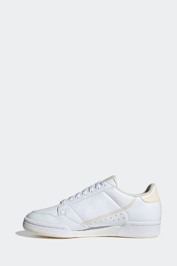 adidas Womens White Continental 80 Vegan Trainers