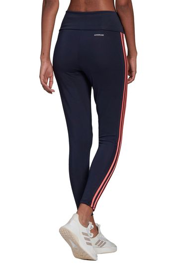 adidas 3 Stripe High Rise 7/8 Leggings